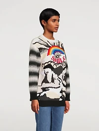 Kind Wool And Cotton Intarsia Sweater