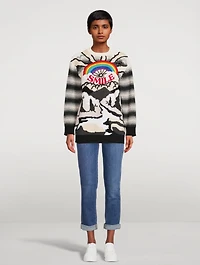Kind Wool And Cotton Intarsia Sweater
