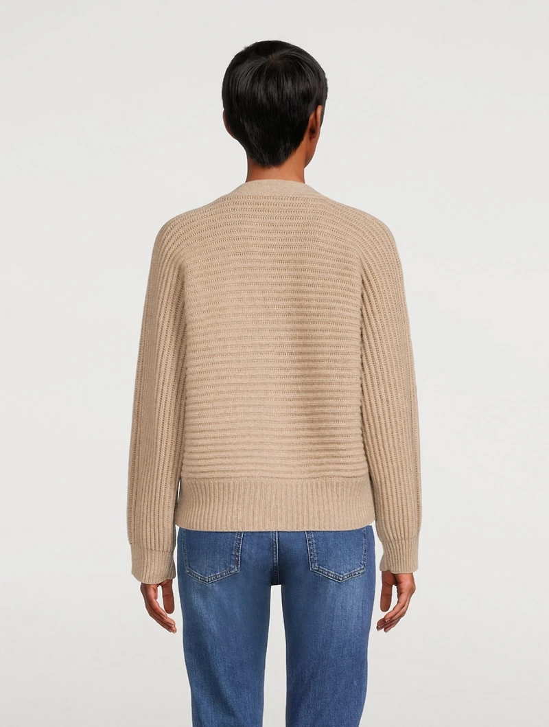 Cashmere And Wool V-Neck Cardigan