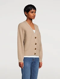 Cashmere And Wool V-Neck Cardigan