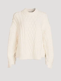 Aran Stitch Oversized Sweater