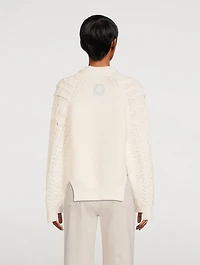 Aran Stitch Oversized Sweater