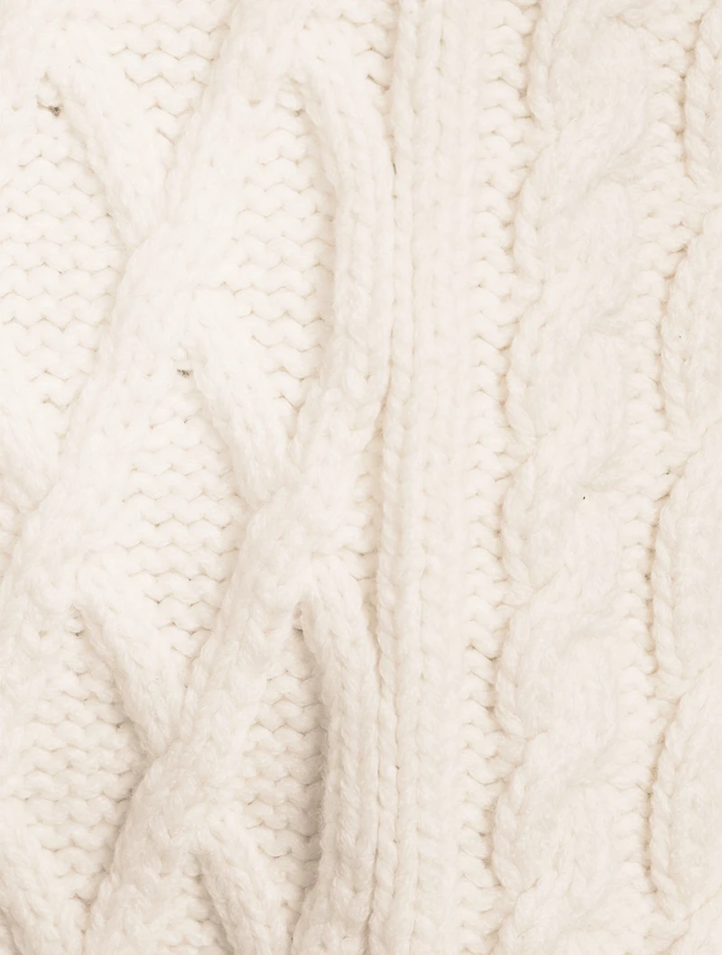 Aran Stitch Oversized Sweater