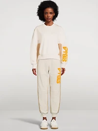 Cotton Tracksuit Pants