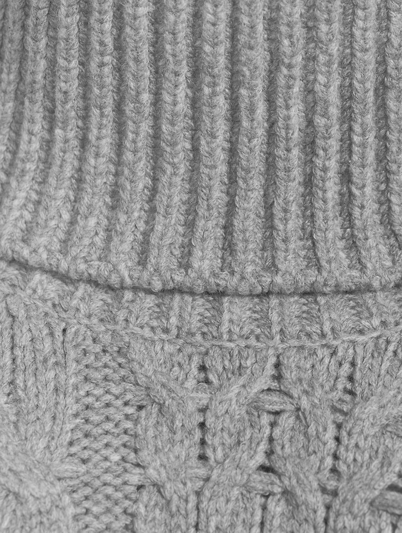Aran Stitch Cape Sweater