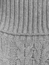 Aran Stitch Cape Sweater