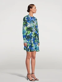 Noa Silk Printed Mini Dress