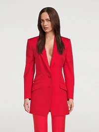 Silk And Cotton Schappe Blazer