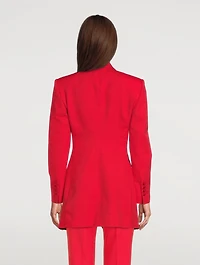 Silk And Cotton Schappe Blazer