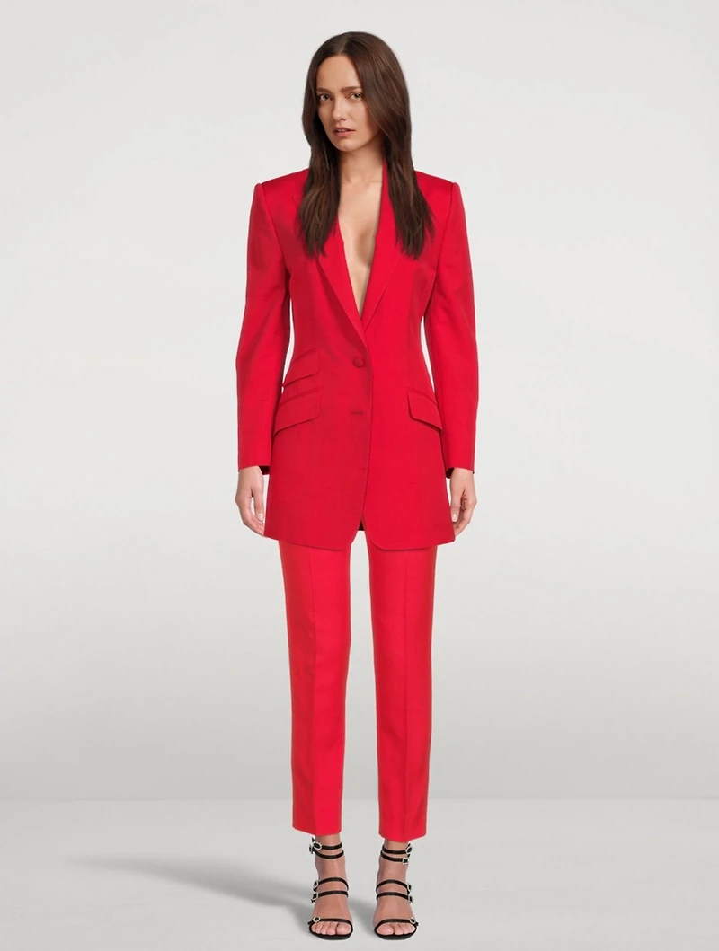 Silk And Cotton Schappe Blazer
