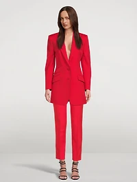 Silk And Cotton Schappe Blazer