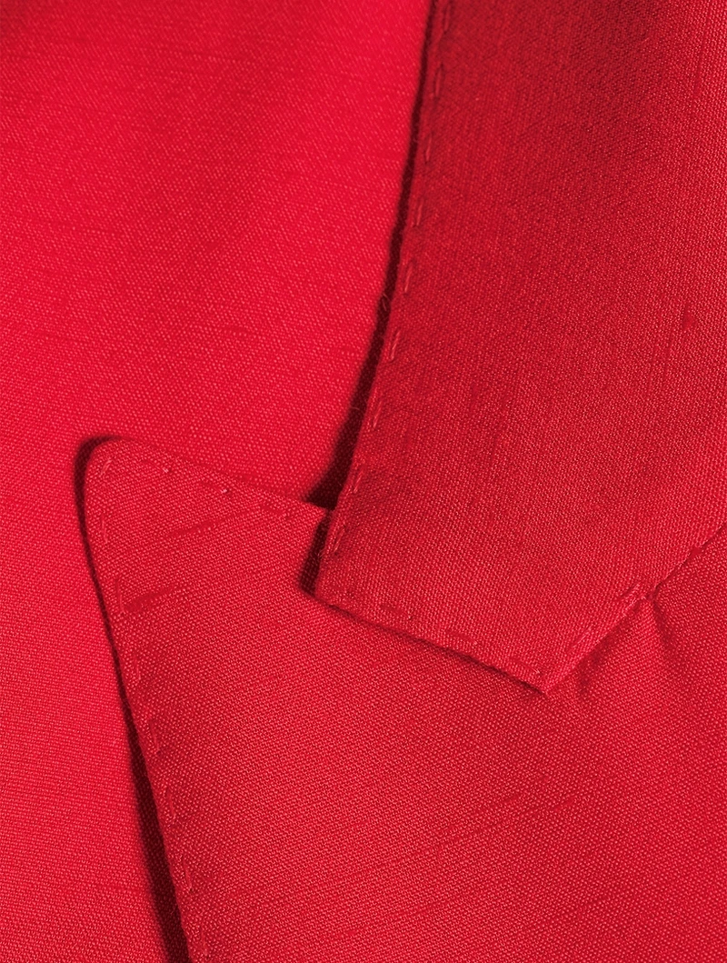 Silk And Cotton Schappe Blazer