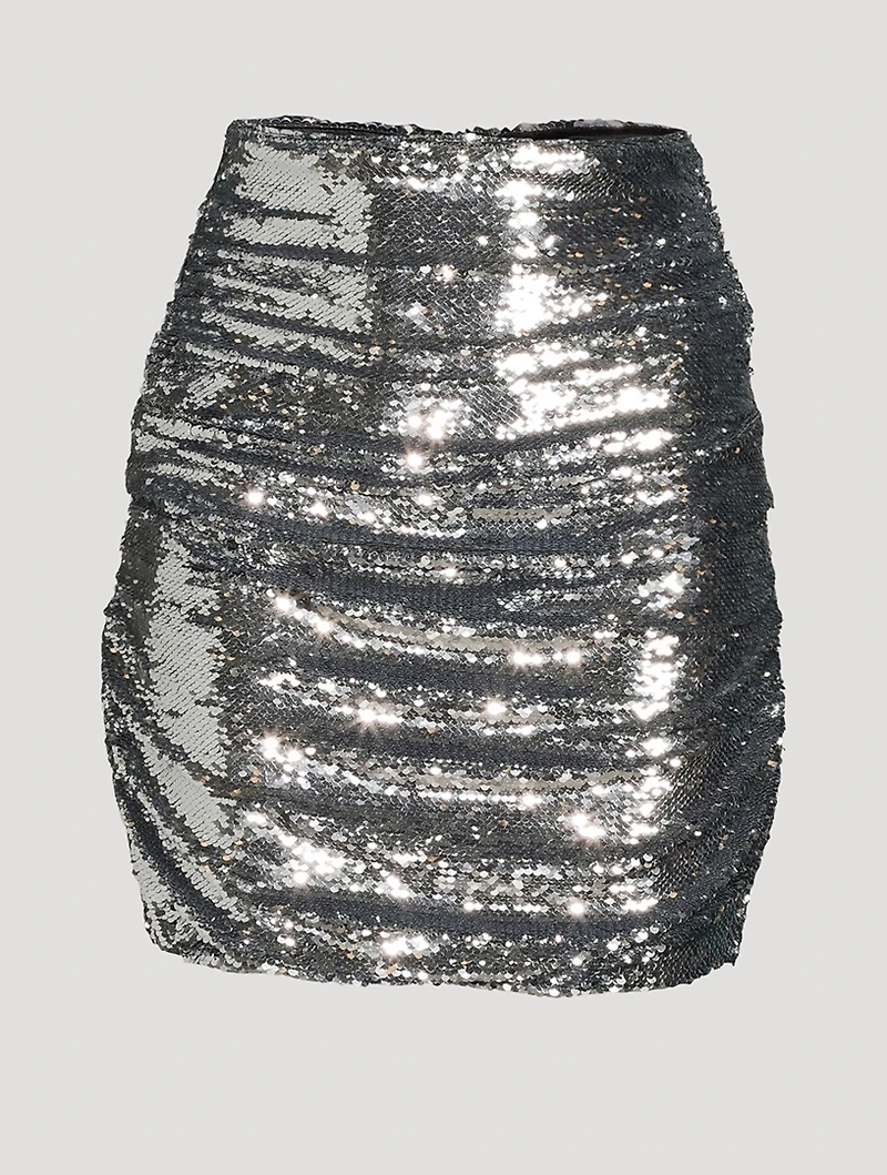 Sequin Mini Skirt
