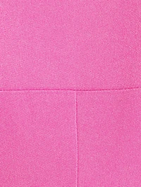 Cap-Sleeve Fitted Midi Dress