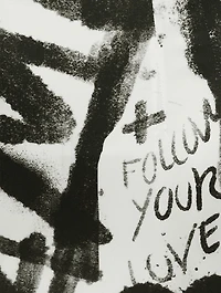 Charmeuse Mini Dress Graffiti Print