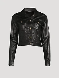 Laminated Denim Jacket