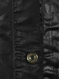 Laminated Denim Jacket