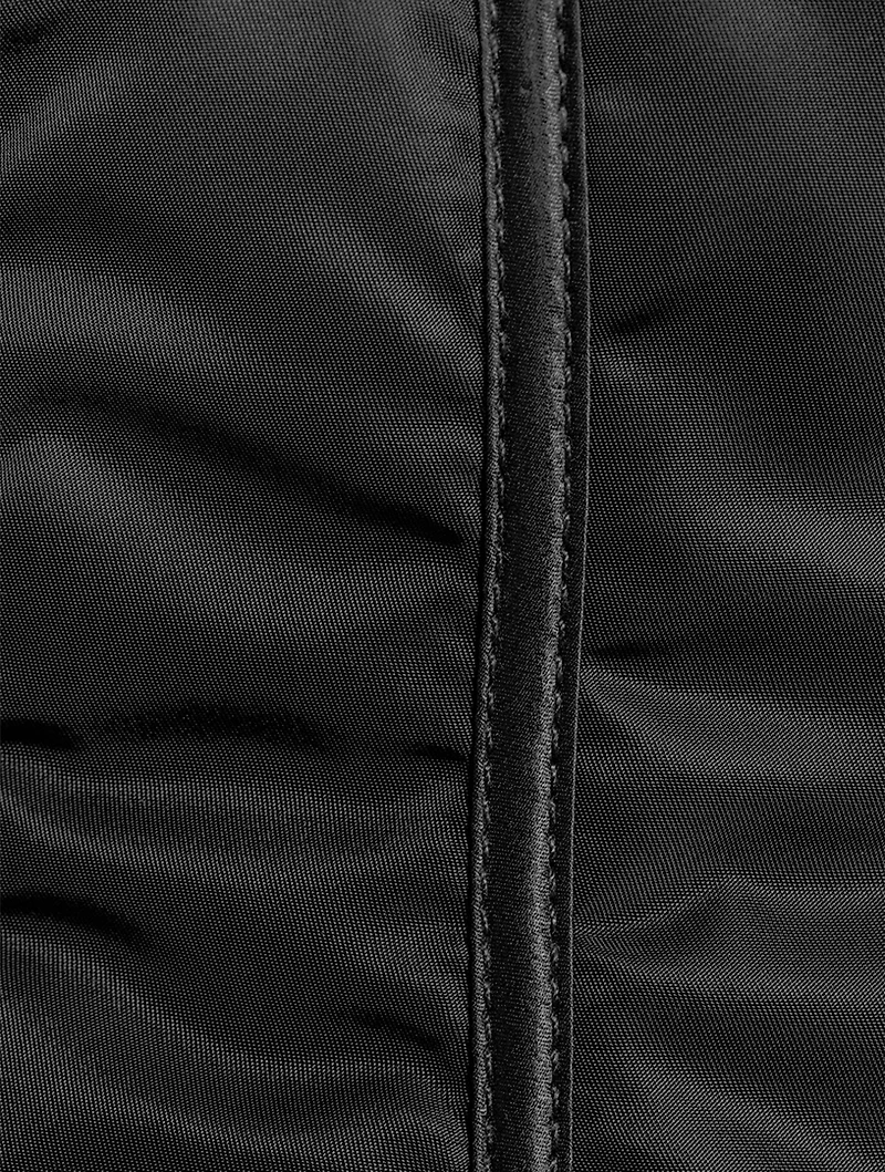 Nylon Corset Bomber Jacket