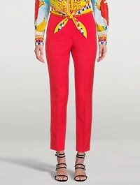 Silk And Cotton Schappe Pants