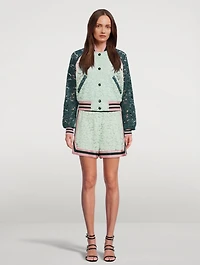 Lace Shorts With Contrasting Trims