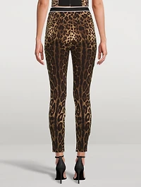 Charmeuse Leggings Leopard Print