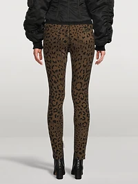 Slim Jeans Leopard Print