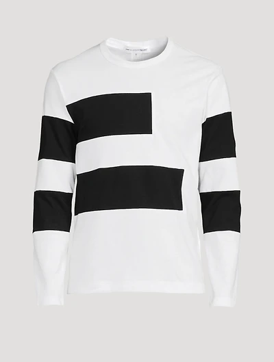 Long-Sleeve T-Shirt With Patchwork