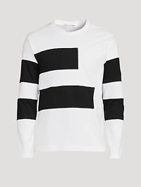 Long-Sleeve T-Shirt With Patchwork