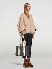 Medium Woody Recycled Felt Tote Bag
