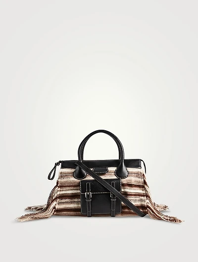 Large Edith Cashmere And Wool Day Bag