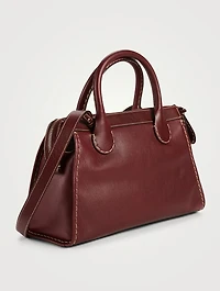 Medium Edith Leather Satchel