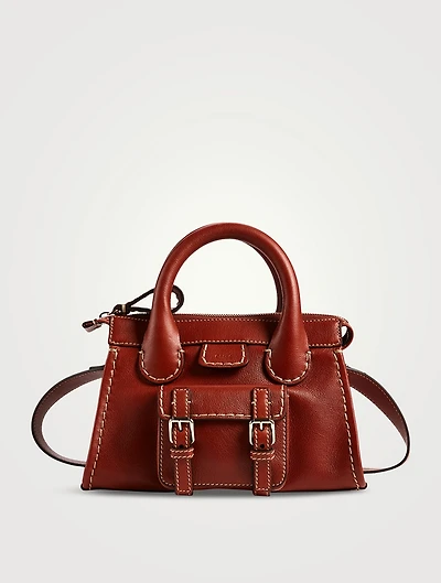 Mini Edith Leather Satchel