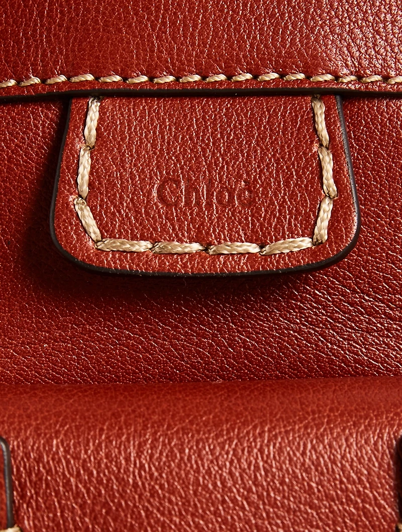 Mini Edith Leather Satchel