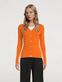 Everly Cotton And Silk Cardigan