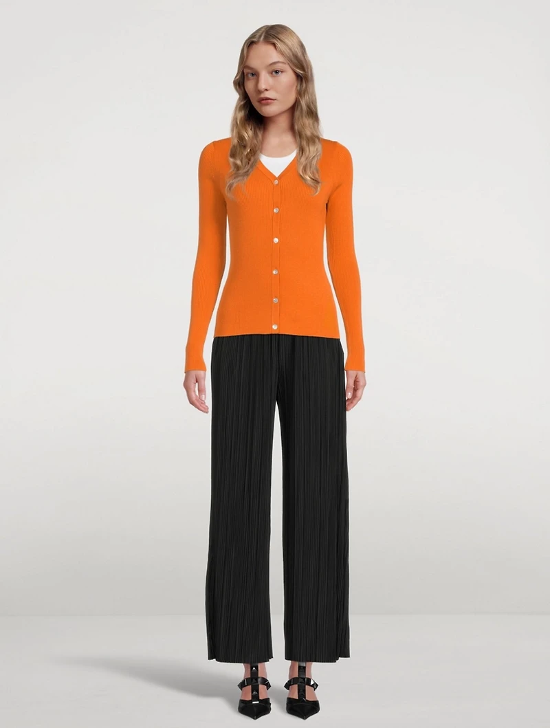 Everly Cotton And Silk Cardigan