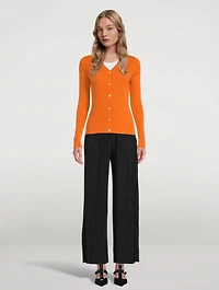 Everly Cotton And Silk Cardigan