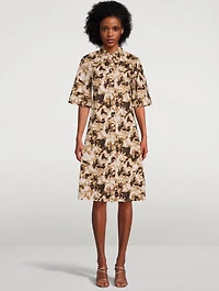 Demi Short-Sleeve Printed Dress