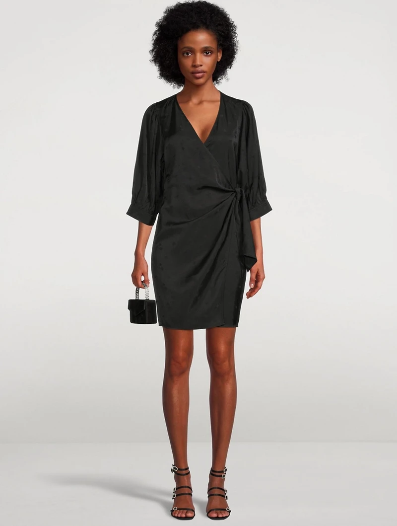 Celestina Mini Wrap Dress