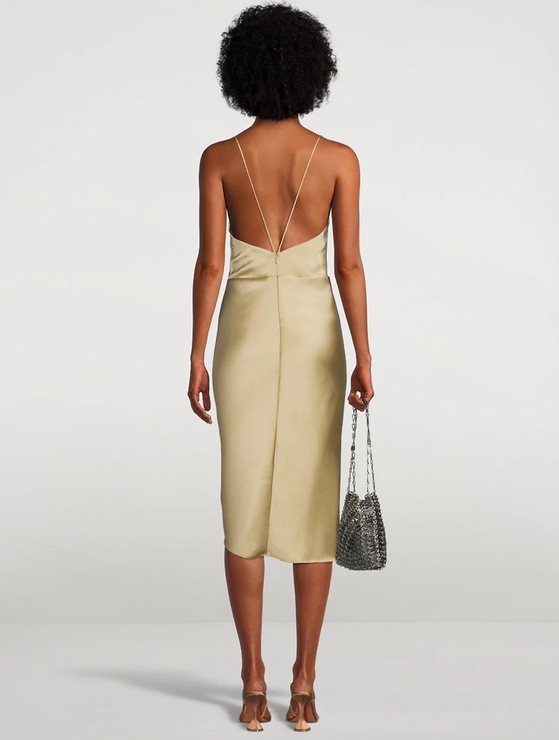 Dapples Sleeveless Midi Dress