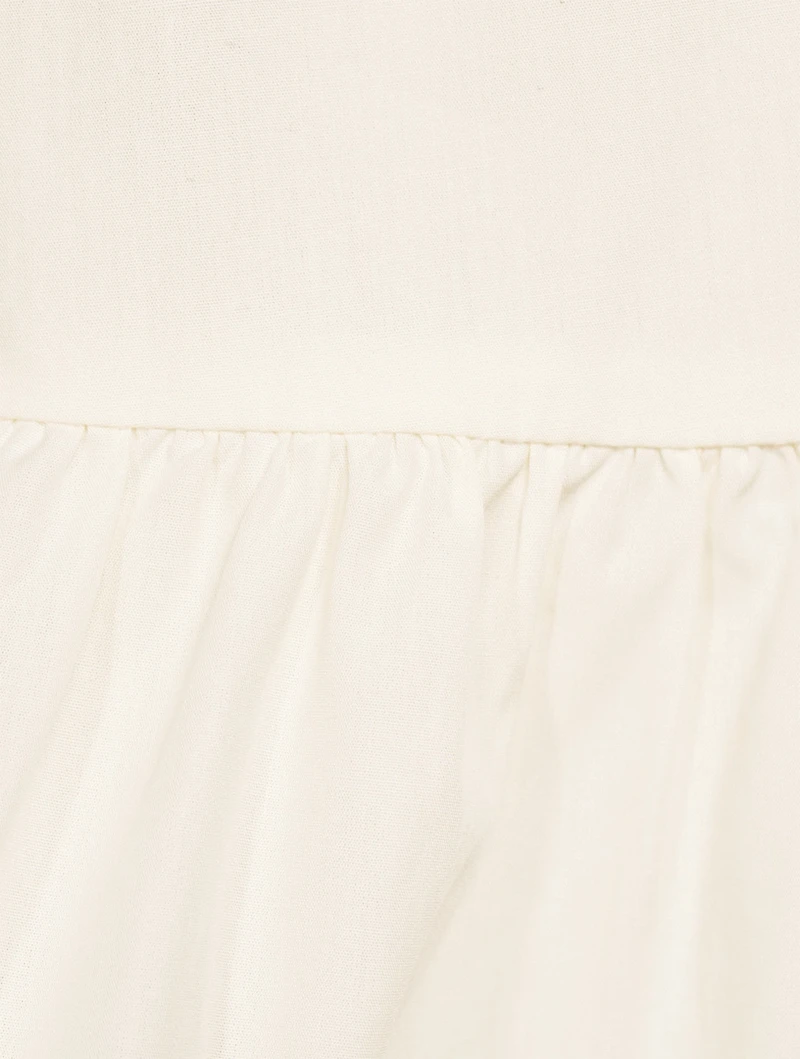 Margo Organic Cotton Mini Shirt Dress