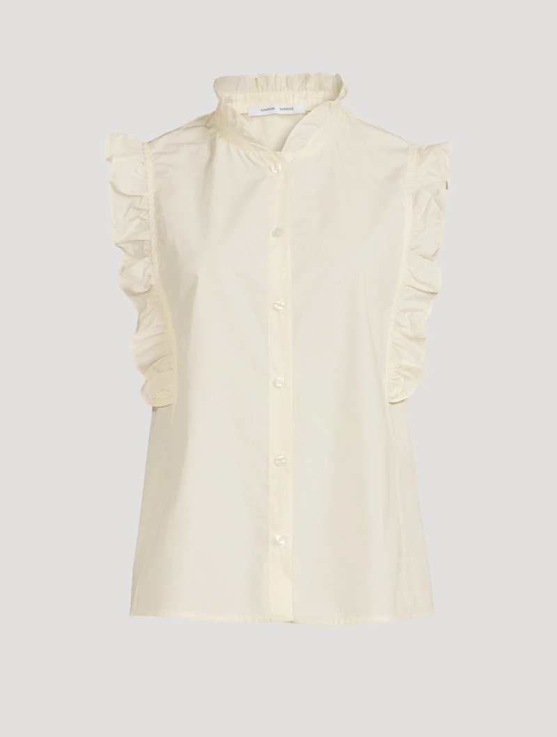 Marthy Cotton Sleeveless Shirt