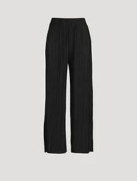 Uma Pleated Wide-Leg Pants