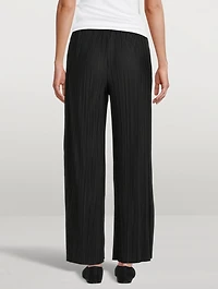 Uma Pleated Wide-Leg Pants