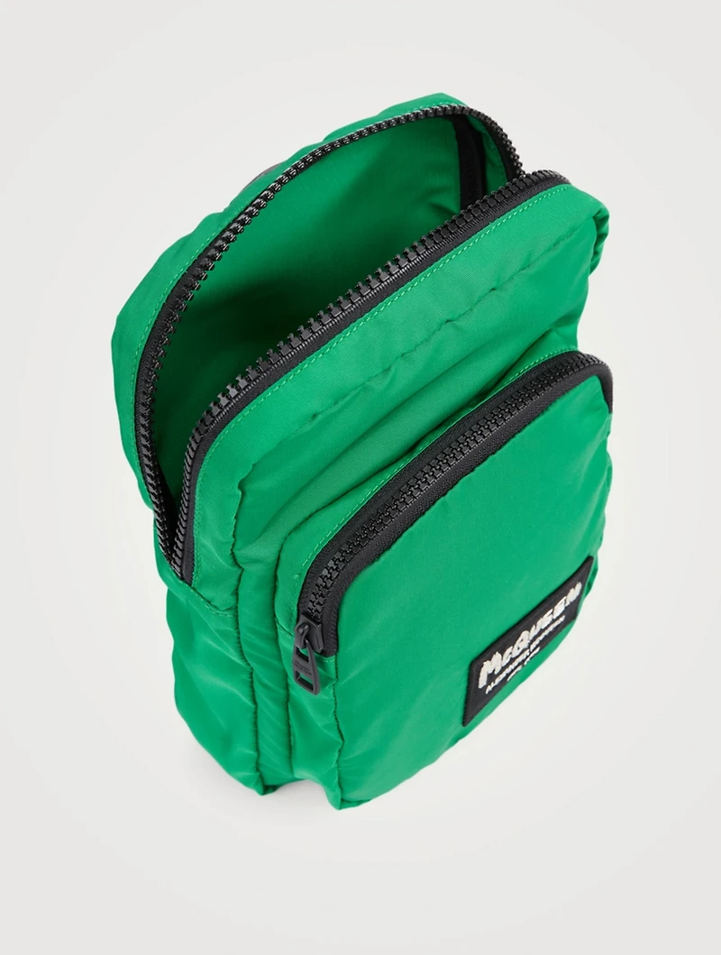 Crossbody Camera Bag With Logo Tag