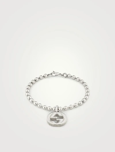 Interlocking G Sterling Silver Bracelet