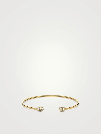 GG Running 18K Gold Cuff Bracelet