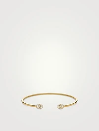 GG Running 18K Gold Cuff Bracelet