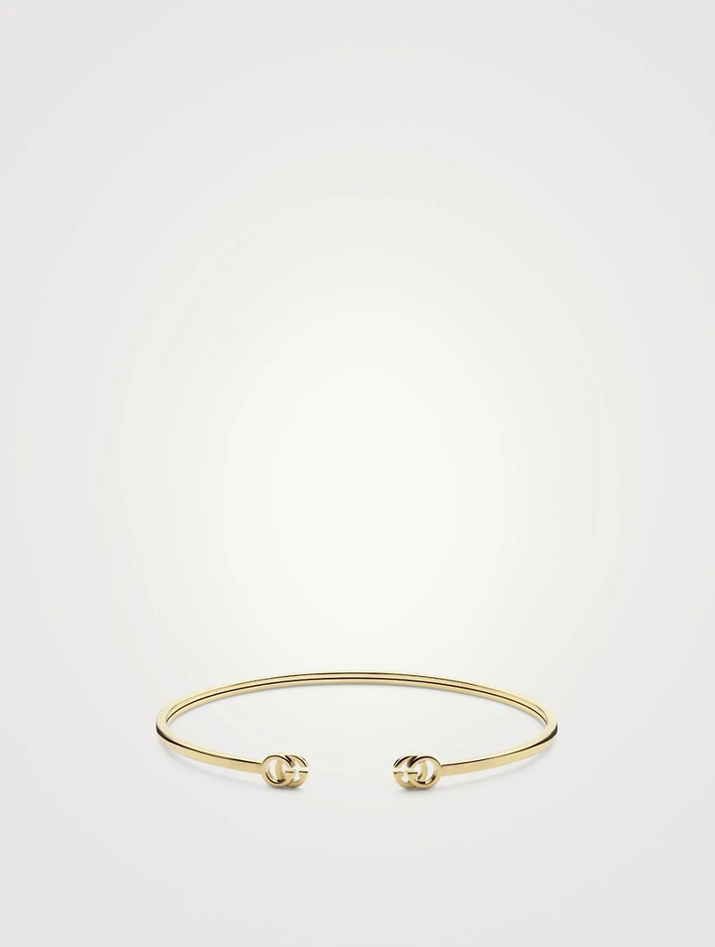GG Running 18K Gold Cuff Bracelet