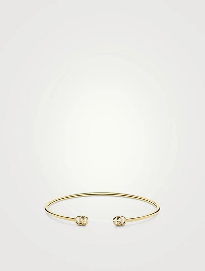 GG Running 18K Gold Cuff Bracelet