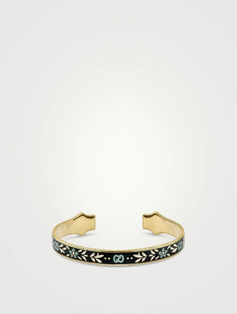 Icon 18K Gold Cuff Bracelet